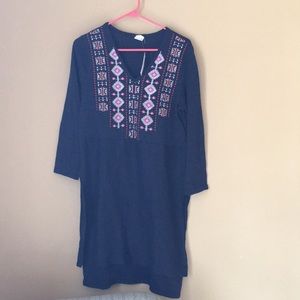 NWT gorgeous navy tunic from Anthro